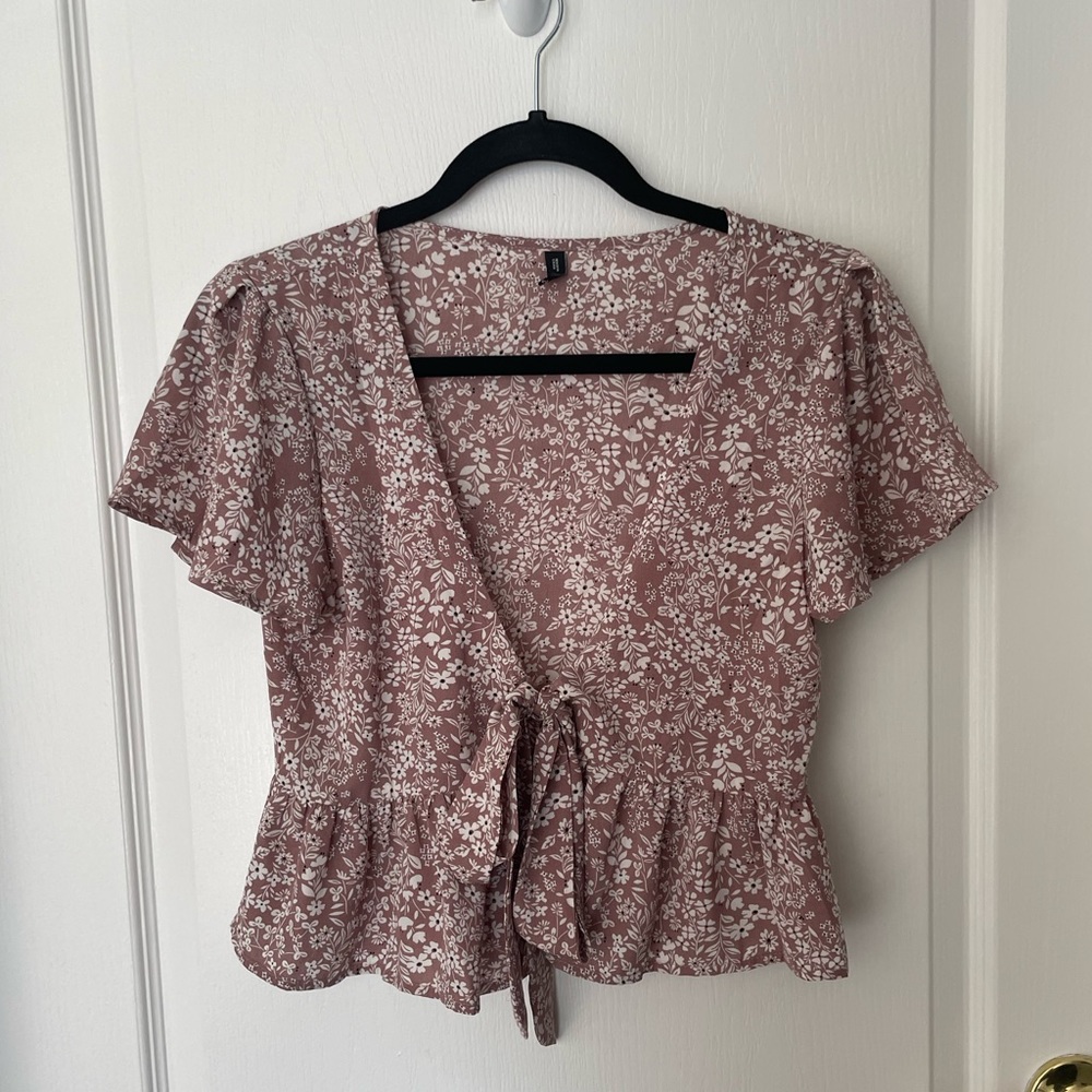 Front Tie Blouse